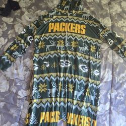 Green Bay Packers Pajama Onsie Large