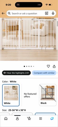 Pet baby gate- extra wide x2