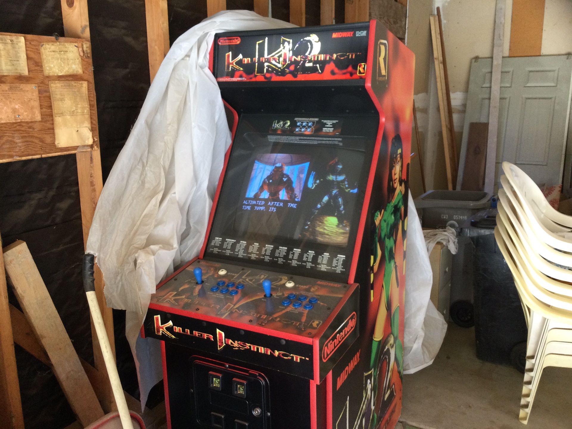 Midway Killer Instinct 2 Video Arcade Game