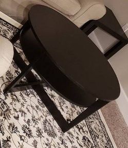 IKEA VEJMON Coffee Table - Black-Brown