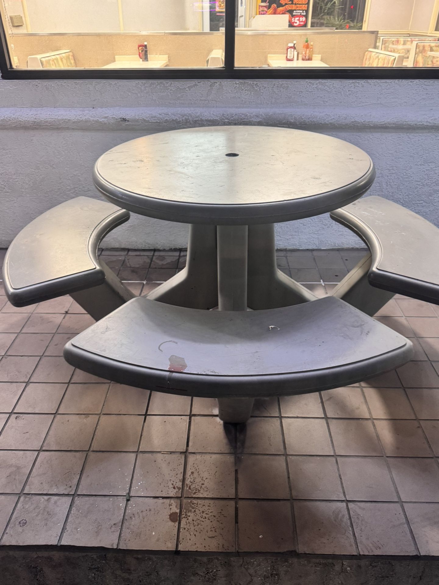 Concrete Picnic Table