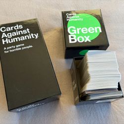 Cards Against Humanity Card Game w/2x Expansion Packs, Pre-Owned