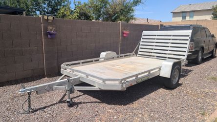 2019 aluminum 12ft utility trailer