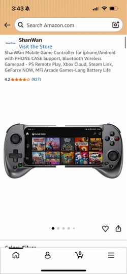 Sanwan IPhone/Samsung Mobile Phone Game Controller