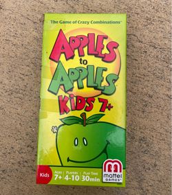 Mattel Boardgame Apples to Apples Kids 7+ (Green Box) Box VG+/NM