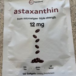 astaxanthin triple strength Antioxidant Microalgae the tanning bit
