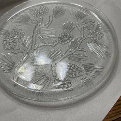 Vintage Tiara Pine Clear Crystal SET