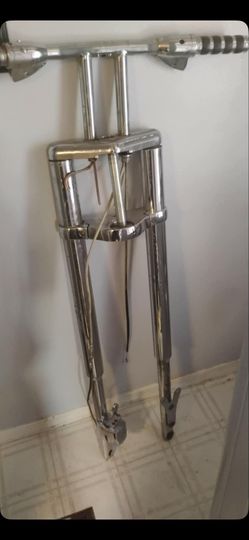 Chopper forks and handle bar