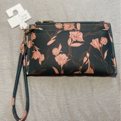 target wallet gree floral