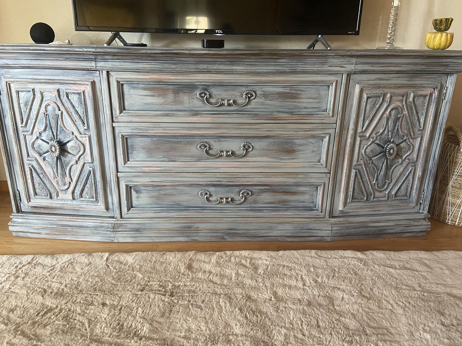 Solid Wood Cabinet/Console Table