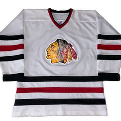 Vintage Chicago Blackhawks Scott #7 Hockey Jersey Size Large Rare