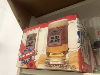 4 Bud Light Mugs