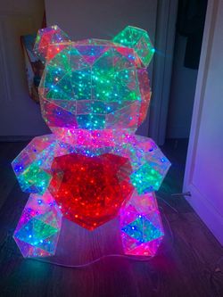 Led light up teddy bear