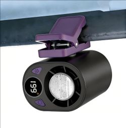 Turbo Cooling Clip-On Mini Fan with LED Display