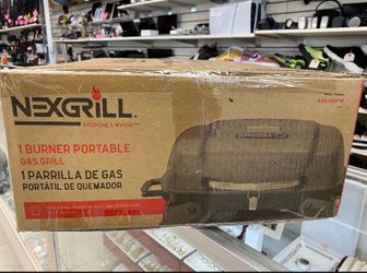 Nexgrill B Propane Gas Table Top Grill New BRAND NEW IN BOX Nexgrill 1-Burner Portable Propane Gas Table Top Grill in Black Nexgrill 1-Burner