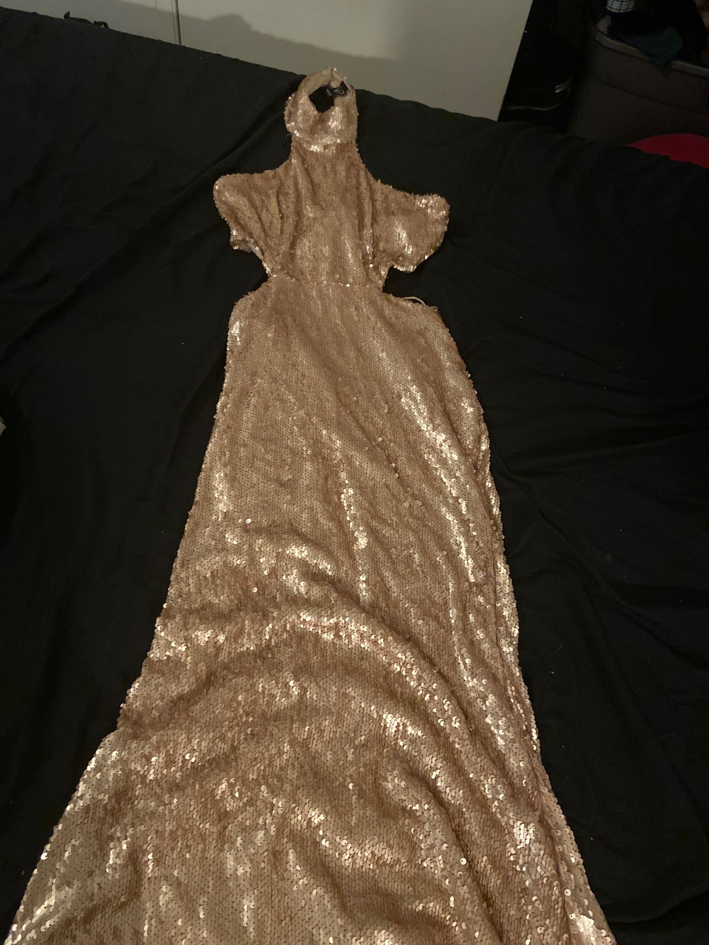 Gold dress