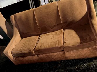 Sofabed And Granite Coffee Table.