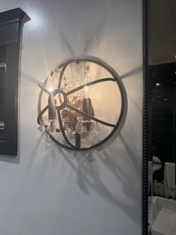 Pair of Restoration Hardware sconces