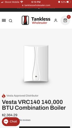 Vesta VRC140 Combination Boiler