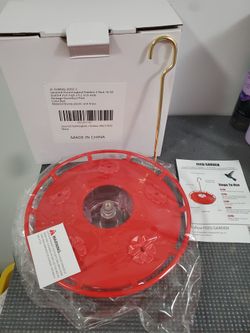 Hummingbird Feeder 16oz 9.5" Diameter. Brand New In Box. 