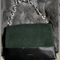 Ted Baker Leather And Suede Large Handbag