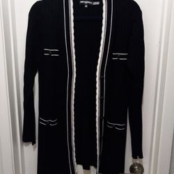 Black Short Cardigan (KARL LAGERFELD)