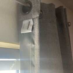 Grey Curtains 