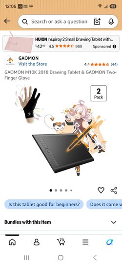 GAOMON M10K 2018 Drawing Tablet - Open Box