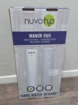 NuvoH2O Manor Duo System Softener Cartridge And Filter Replacement New