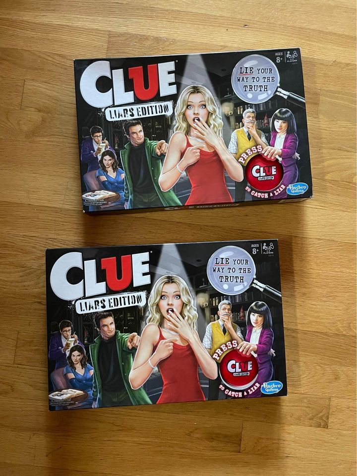 2 Hasbro Clues Board Game