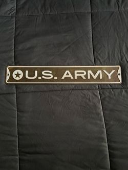 US ARMY Metal Plaque