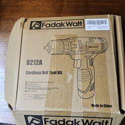Fadakwalt 12v Cordless Drill Set