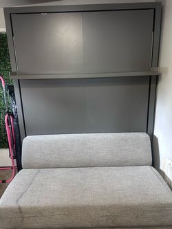 Murphy bed with sofa