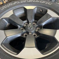 2019 Ram Rebel Wheels /Wrangler Dura Trac Tires