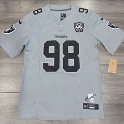 LAS VEGAS RAIDERS STITCHED FOOTBALL JERSEY 