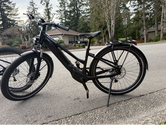 His and hers Specialized Turbo Vado electric bikes
