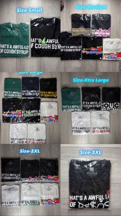 ALOCS/Awful Lot Of Cough Syrup T-Shirts Was $40, Now $30 On Sale Now❗️