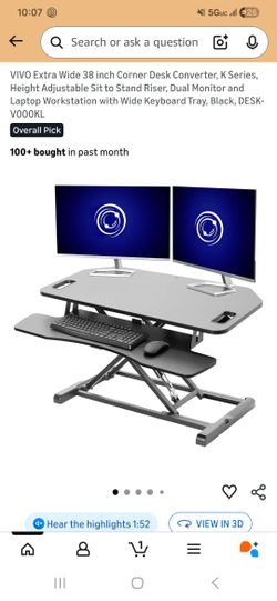 Standing desk adapter x5