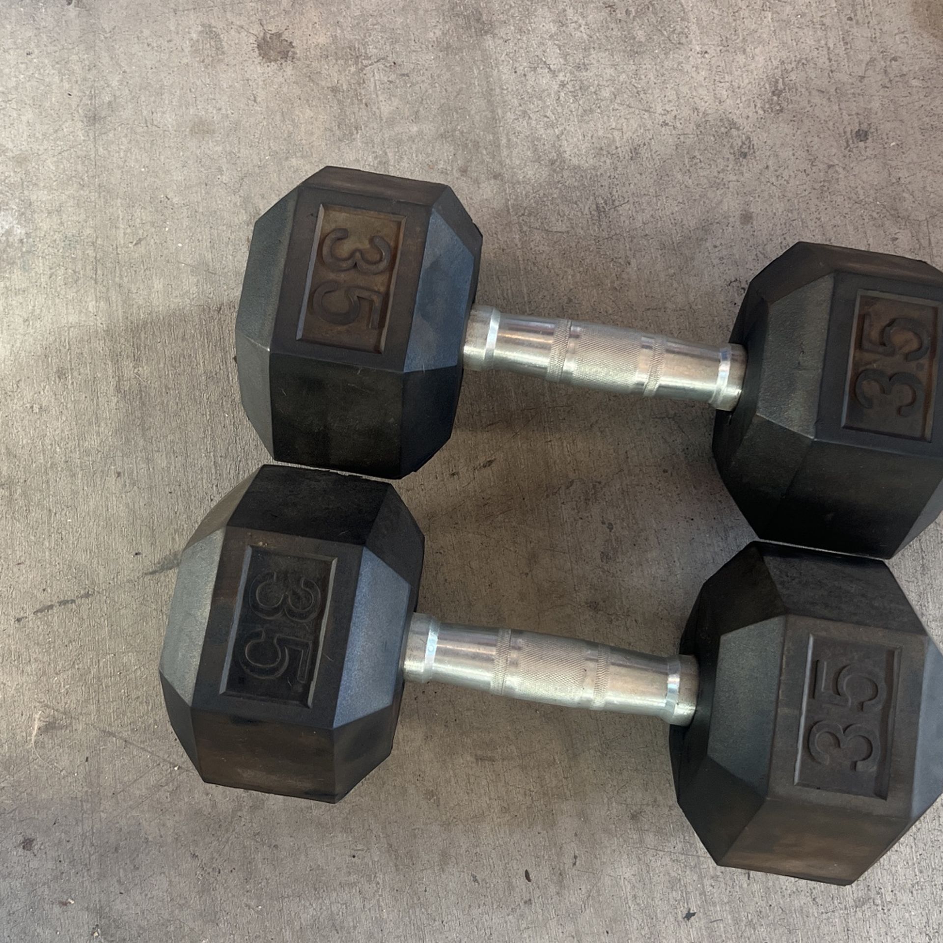 35 lb dumbbells