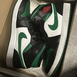 Air jordan 1 mid green femme sale