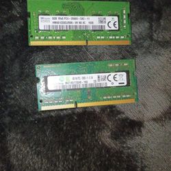 Skhynix 8gb ddr4 And Samsung ddr3l Ram 