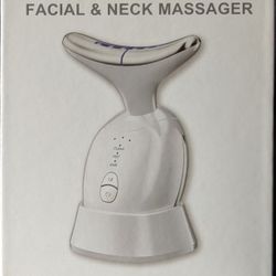 Facial & Neck Massager (NEW SEALED) – 3 Modes, USB Rechargeable