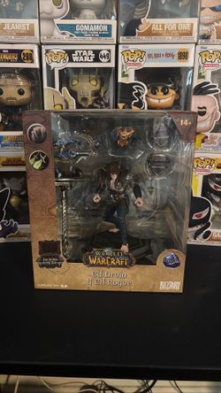 WOW Warcraft Elf Druid & Elf Rogue (Rare) Figure