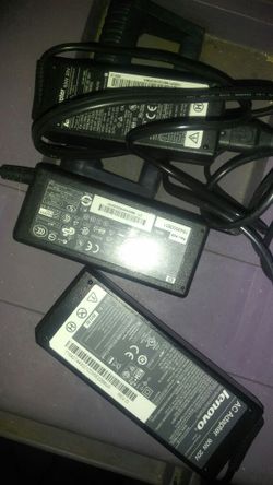 2 Lenovo & 1 HP Chargers