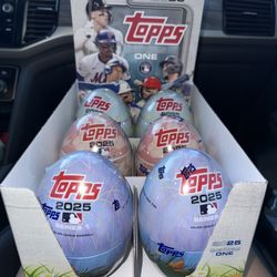 2025 Topps Series One baseball Card Egg tins