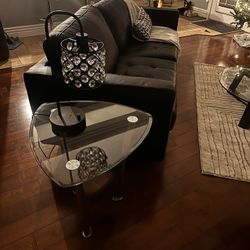 2 Living room Glass End Tables