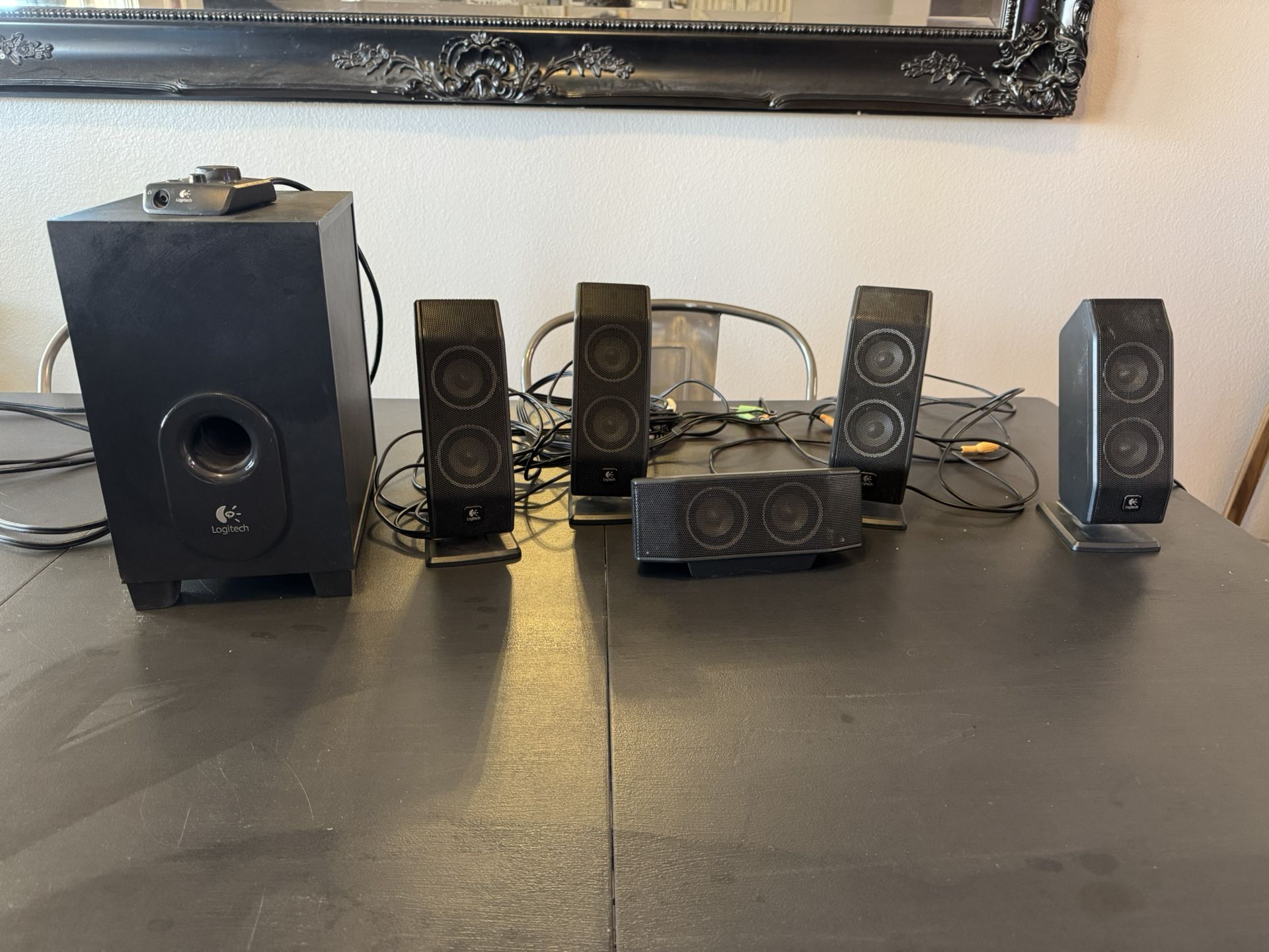 5.1 Logitech Computer Speakers