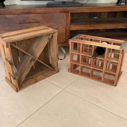 Heavy Duty Wooden Wine Crates 