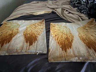 Angel Wings couch pillow  Covers Set of 2