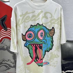 FIISH FACTORY Monster Graffiti Tee – White
